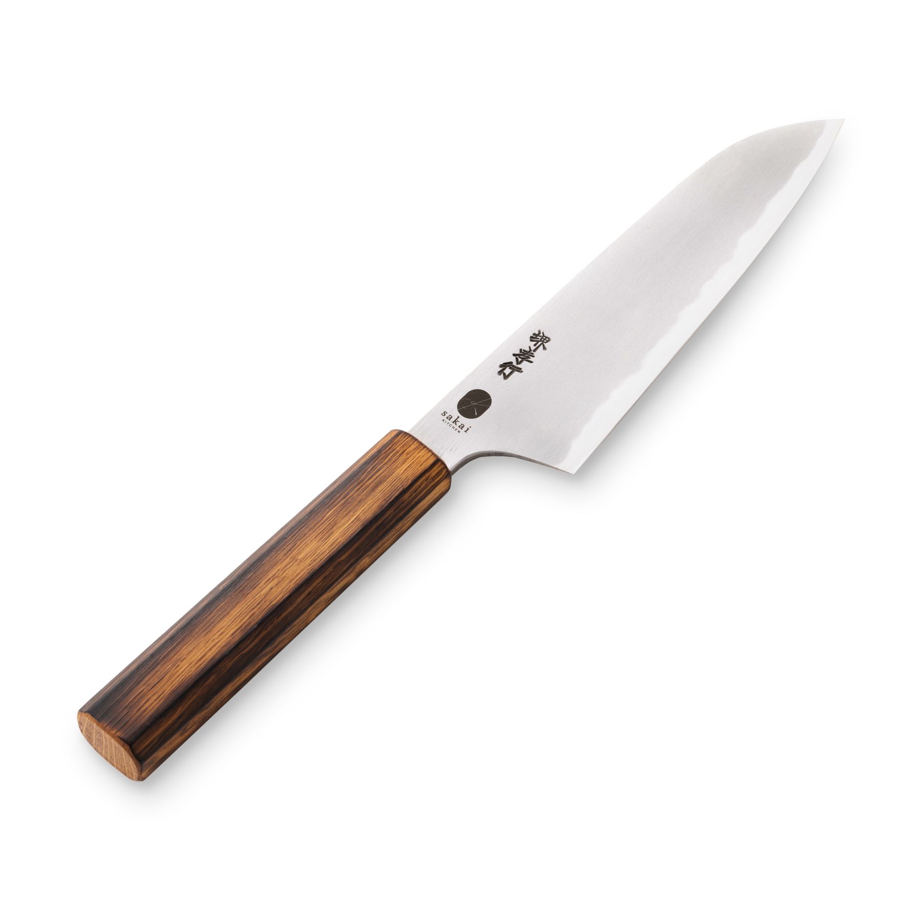 sakai kitchen〈堺キッチン〉【青木刃物製作所】41　煤黒 和三徳包丁 180mm